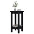 Mesa de centro de madera maciza de pino negro Ø40x60
