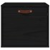 Armario de pared de madera maciza de pino negro 40x30x35