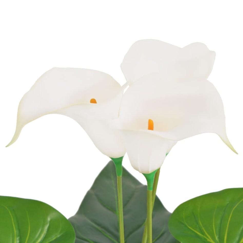 Planta cala lilly artificial con macetero 85 cm