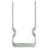 Anclajes de valla 6 uds acero galvanizado plateado 7x6x15