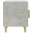 Mesita de noche madera contrachapada gris