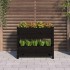 Jardinera de madera maciza de pino negro 77x25x66