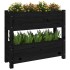 Jardinera de madera maciza de pino negro 77x25x66