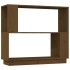 Estantería/divisor madera de pino marrón miel 80x25x70