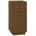 Aparador de madera maciza de pino marrón miel 34x40x75