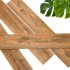 WallArt Tablones aspecto madera de roble reciclado marrón