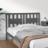 Cabecero de cama madera maciza de pino gris 125,5x4x100