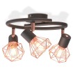 Lámpara de techo con 3 bombillas LED de filamento 12 W