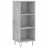 Aparador de madera de ingeniería gris hormigón 34,5x32,5x90