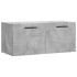 Armario de pared madera ingeniería gris hormigón 80x36,5x35