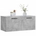 Armario de pared madera ingeniería gris hormigón 80x36,5x35