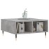 Mesa de centro madera de ingeniería gris hormigón 60x60x30