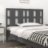 Cabecero de cama madera maciza de pino gris 125,5x4x100