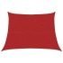 Toldo de vela HDPE rojo 160 g/m² 4/5x3