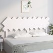 Cabecero de cama madera maciza de pino blanco 178x3x80,5 cm
