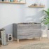 Mueble discos madera contrachapada gris sonoma 74,5x38x48
