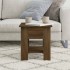 Mesa de centro madera de ingeniería marrón roble 40x40x42