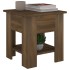 Mesa de centro madera de ingeniería marrón roble 40x40x42