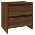Mesita de noche madera ingeniería marrón roble 45x34,5x44,5