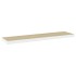 Estante flotante pared 2 uds blanco y roble MDF 90x23,5x3,8