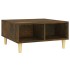 Mesa de centro madera de ingeniería roble ahumado 60x60x30