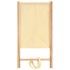 Cesto de ropa sucia madera de cedro y tela beige 42x41x64