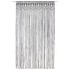 Cortina de macramé algodón gris antracita 140x240