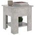 Mesa de centro madera de ingeniería gris hormigón 40x40x42