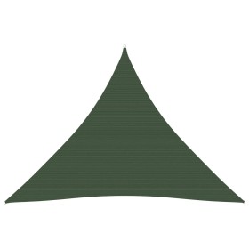 Toldo de vela verde oscuro HDPE 160 g/m² 5x5x5