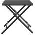 Mesa de jardín plegable malla acero gris antracita 38x38x38
