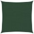 Toldo de vela HDPE verde oscuro 160 g/m² 3,6x3,6
