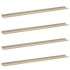 Estantes de pared 4 unidades blanco y roble Sonoma 115x9x3