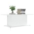 Mesa de centro madera de ingeniería blanca 102x55,5x40