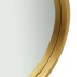 Espejo de pared con correa dorado 40