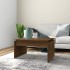 Mesa de centro madera contrachapada roble marrón 68x50x38