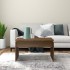 Mesa de centro madera contrachapada roble marrón 68x50x38
