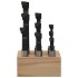 Cortadoras de perforación 9 piezas 12 mm con base de