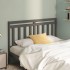 Cabecero de cama madera maciza de pino gris 126x4x100