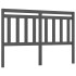 Cabecero de cama madera maciza de pino gris 126x4x100