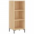 Aparador de madera de ingeniería roble Sonoma 34,5x32,5x90