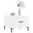 Mesa de centro madera de ingeniería brillo blanco 50x50x40