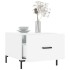 Mesa de centro madera de ingeniería brillo blanco 50x50x40