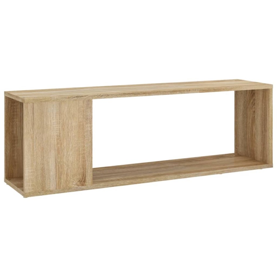 Mueble para TV madera contrachapada roble Sonoma 100x24x32