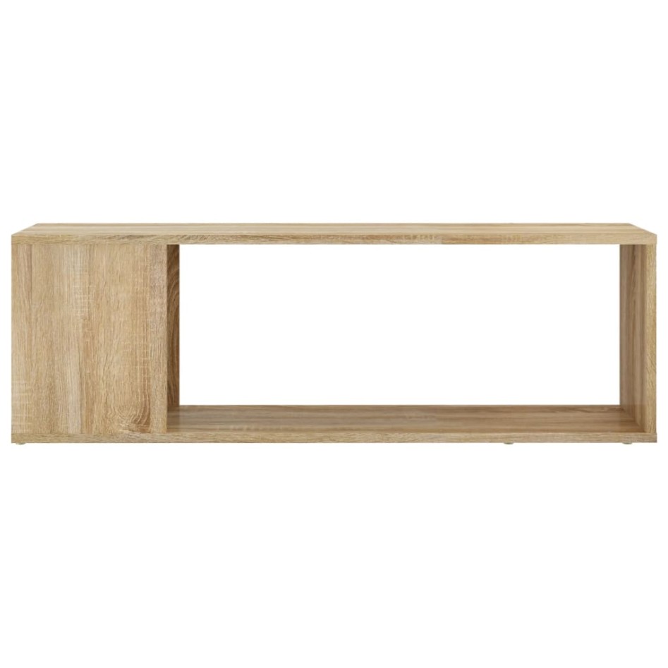 Mueble para TV madera contrachapada roble Sonoma 100x24x32