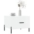 Mesa de centro madera de ingeniería brillo blanco 50x50x40