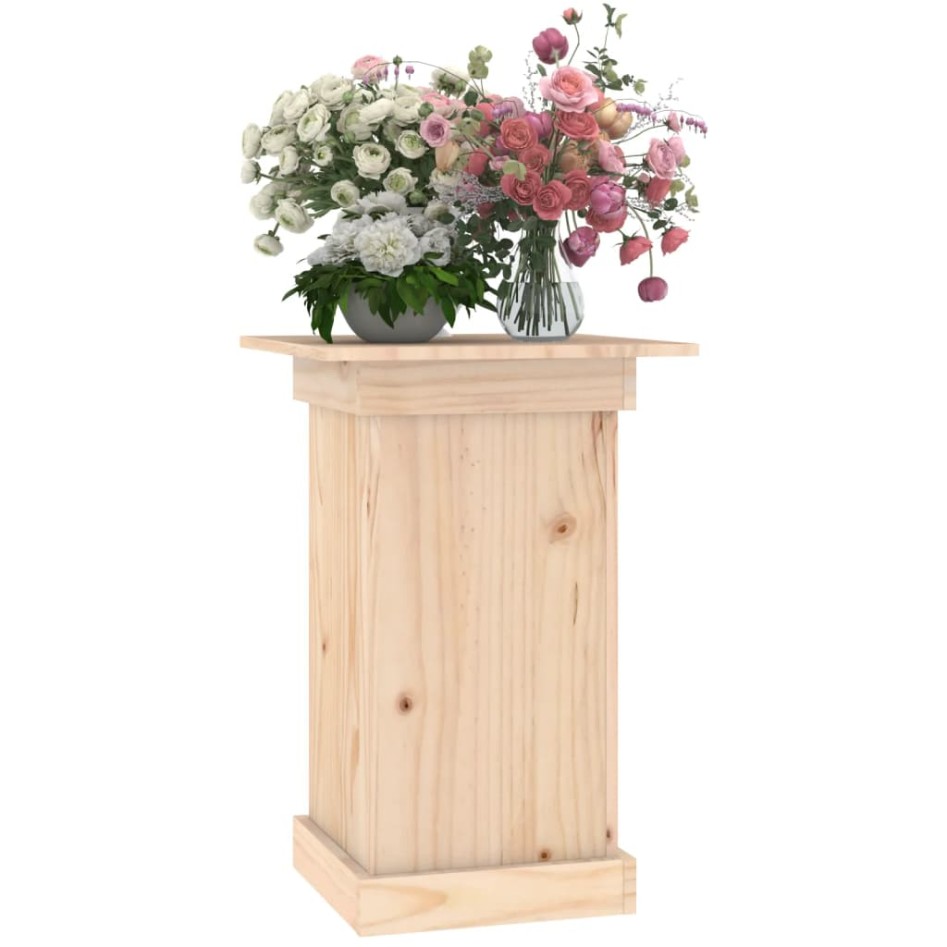 Soporte para plantas madera maciza de pino 40x40x60