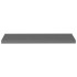 Estantes flotantes pared 2 uds MDF gris brillo 90x23,5x3,8