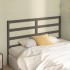 Cabecero de cama madera maciza de pino gris 166x4x100