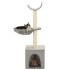 Rascador para gatos con poste de sisal 105 cm
