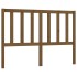 Cabecero de cama madera maciza de pino marrón miel 146x4x100